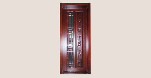 鄢陵卧室门选红木门中式风格还是白色好